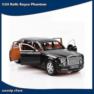 Imagem de Carro de brinquedo fundido sob pressão Rolls-Royce Phantom escala 1:24