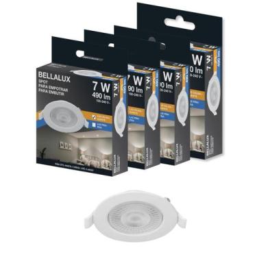 Imagem de 5 SPOT LED REDONDO 7W BIV 3000K BellaLUX
