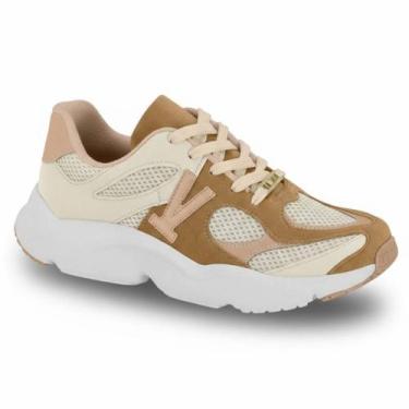 Imagem de Tênis Vizzano Sneaker Casual Feminino Confortável Original -, Off whit