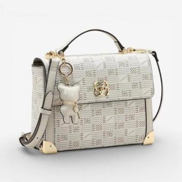 Imagem de Bolsa Feminina Chenson Mão Art Monograma Bege-Feminino