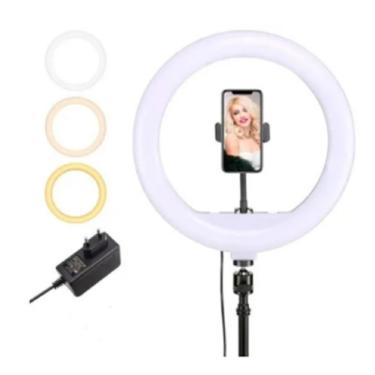 Imagem de Ring Light 14 Polegadas 36cm Tripé Suporte Celular Iluminado