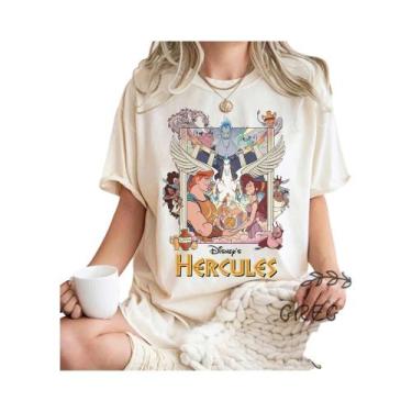Imagem de Camiseta Retrô Dos Anos 90 Da Disney Hercules, Magic Kingdom, Disneywo