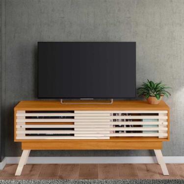Imagem de Rack Bancada de TV Ripado 150cm Linha Frizz Madetec - Madetec Mveis, C