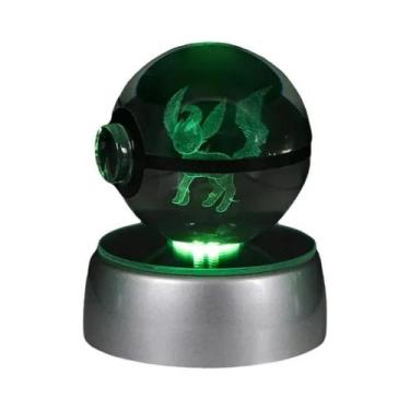 Imagem de Base De Luz LED Para Figuras De Bola De Cristal 3D Pokémon: Butterfree