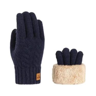 Imagem de Luvas De Malha Com Tela Sensível Ao Toque Para Mulheres E Homens, Inve