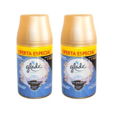 Imagem de Refil aromatizador de ambientes glade toque de maciez 260ml., kit 2 un
