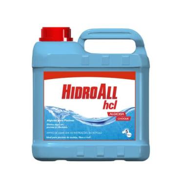 Imagem de Algicida Choque 1L HCL - HidroAll 5L
