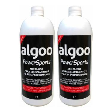 Imagem de 2x Desengraxante Multiuso Algoo PowerSports 1L concentrado, Branco, Ún