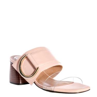 Imagem de Tamanco Feminino Zariff Salto Grosso, Rosa, 35