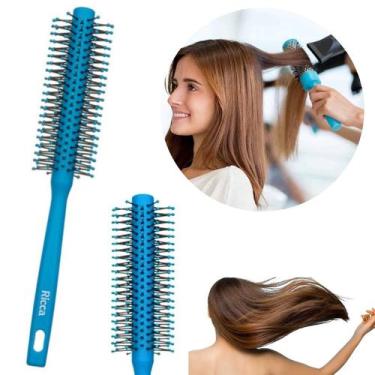Imagem de Escova De Cabelo Redonda Pinos De Modelar - Ricca