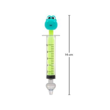 Imagem de Lavador Nasal Seringa Dino Verde - Buba