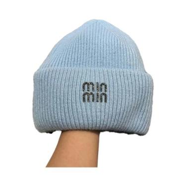 Imagem de Gorro De Inverno Estilo Coreano Em Plush Quente E Espesso Com Borda Du
