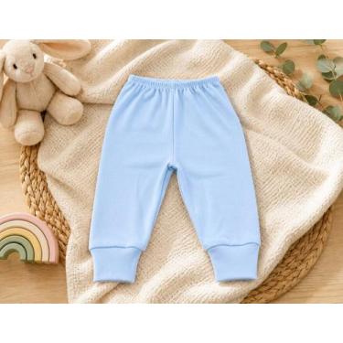 Imagem de Calça MIjão Culote Infantil e RN Liso Menino e Menina - VIA LUCK, Azul