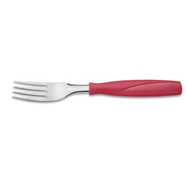 Imagem de Garfo de Mesa Aço Inox Cabo Vermelho Brinox