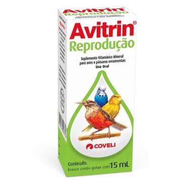Imagem de Avitrin Reprodução 15ml Suplemento Vitamínico para Aves e Pássaros Uso