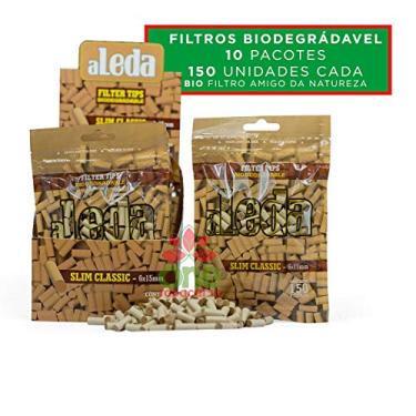 Imagem de Caixa Filtro Para Cigarro aLeda Biodegradável Slim Classic