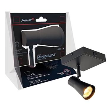 Imagem de Spot Minimalist, Direcionável, 1x, Soquete E27, Preto Fosco, Avant
