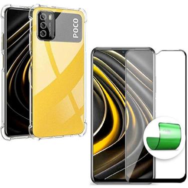 Imagem de Capa Capinha + Película 9D Cerâmica Poco M3