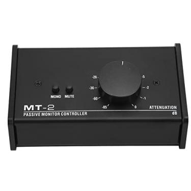 Imagem de controlador de monitor passivo XLR,Interface de áudio XLR, toque para mudo, software de mixagem digital para streaming, gravação, podcasting