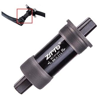 Imagem de Yajun Suporte inferior quadrado para bicicleta 118/120/122,5/124,5/127,5 mm Eixo central rosqueado MTB, 68 x 122,5 mm