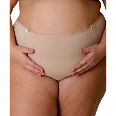 Imagem de Calcinha Plus Size Lida Gestante Super Alta 56 Ao 60 Conforto Em Algod