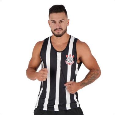 Imagem de Regata Corinthians Stripe Sccp Spr Oficial