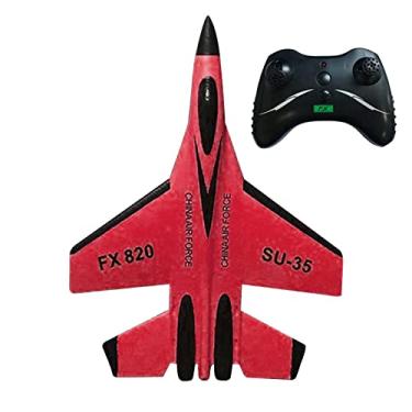 Imagem de Aeronave de controle remoto, brinquedo de avião de controle remoto de 2,4 GHz | SU-35 2CH Jet Fighter Stunt RC avião modelo brinquedos para meninos e adultos Xinrimoy