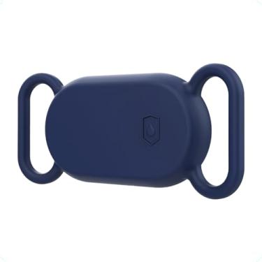Imagem de Case Capa Protetora para Samsung Smarttag 2 Localizador para Coleira Pet Cachorro Gato Mala Mochila Bagagem de Silicone a prova d’água (AZUL-MARINHO)