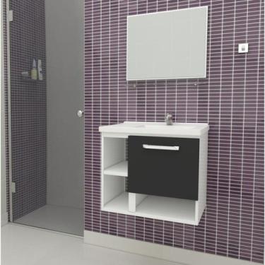 Imagem de Gabinete Para Banheiro Em Aço 55,6cm Lichia Cozimax