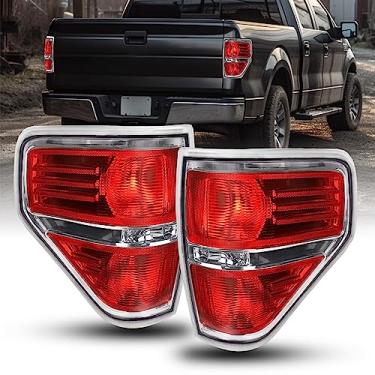 Imagem de AUTOONE Lâmpadas traseiras de substituição para montagem de luz traseira F150 para Ford F-150 2009 2010 2011 2012 2013 2014, lado do motorista e do passageiro
