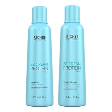 Imagem de Bb Cream Protein Shampoo E Condicionador Hidratante 2X250ml - Richee