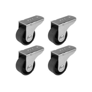 Imagem de Kit 4 Rodízio Rodinha Para Móveis Roda Fixa Sofá Retratil Bicama