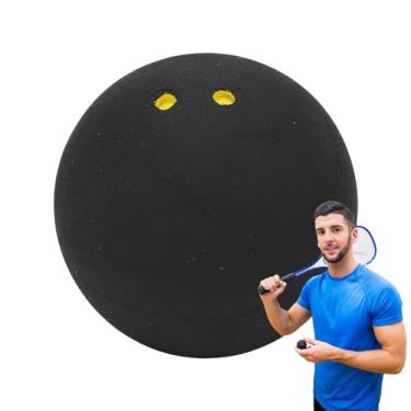 Imagem de Shakven Bolas de raquete, bolas de squash com ponto amarelo | Bola de squash de competição de 38 mm com salto alto,Bola de handebol, bolas de raquete de squash, bolas de raquete de velocidade lenta