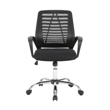 Imagem de Kit 6 Cadeiras para Escritório Diretor Tela Mesh Toronto Preto