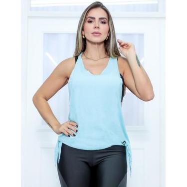 Imagem de Regata Feminina Para Academia ou Dia a Dia Com Amarração Lateral - Car
