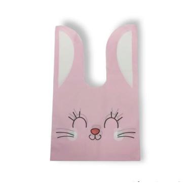 Imagem de Saco Orelhinha Rosa 14x23cm Carber c/20 un