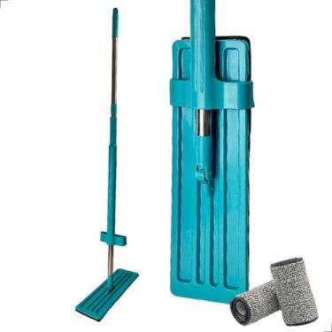 Imagem de Mop Retangular Esfreguette INMA de Limpeza Rodo Esfregão Flat Mágico C