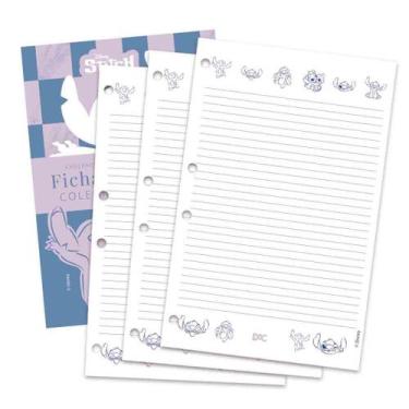 Imagem de Refil Para Fichário Colegial Stitch 96 Folhas Dac 