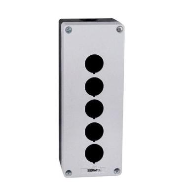 Imagem de Caixa Plástica Tipo Botoeira Vazia - Branca - Modelo BX1 - SIBRATEC, B