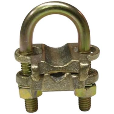 Imagem de Grampo Conector Gtdu Duplo Aterramento Tipo U para Haste 5/8 até 3/4 R