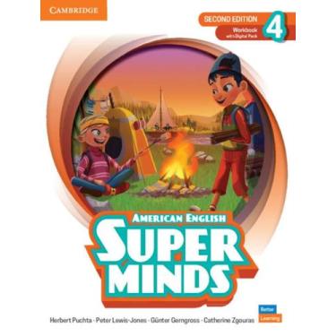 Imagem de Super Minds 4 Workbook With Digital Pack American English 2Nd Ed - CAM