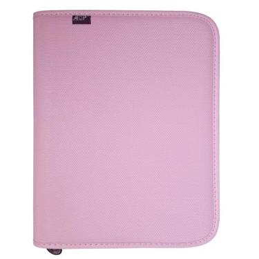 Imagem de Fichário Universitário ACP Sweet 4 Argolas Zíper Estojo e Bloco 96fls,