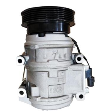 Imagem de Compressor de ar condicionado ac/c, polia da bomba de resfriamento, embreagem 6pk, compatível com hyundai genesis coupe 3.8l 3.8 97701-2m100 977012m100