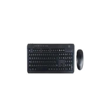 Imagem de Kit Teclado E Mouse Sem Fio Recarregável Usb 1600dpi... - MULTILASER