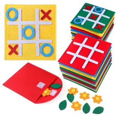 Imagem de Mini jogos de tabuleiro Tic Tac Toe SRENJU SINU para crianças, pacote 