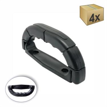 Imagem de Kit 4 Alça Puxador 13cm Caixa Som Mala Case Baú Caixa Acústica - EMPÓR