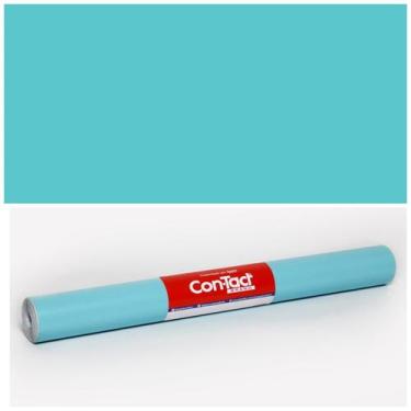 Imagem de Papel Adesivo Contact Azul Tifani Fosco Opaco Lavável 45 Cm X 5 Mts - 