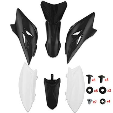 Imagem de Kit de reposição para peças de corpo de carenagem de plástico Cleo para motocicleta YAMAHA TTR50 TTR50E 2006-2016 Pit Dirt Bike (Preto)