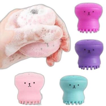 Imagem de Esponja De Limpeza Facial Esfoliante Massageador Rosto Polvo - NA