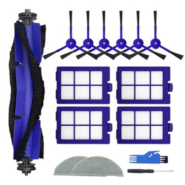 Imagem de Kit de filtro de escova lateral para aspirador de pó Eufy Robot Série X8, peças de filtro de escova lateral de aspirador de pó, peças sobressalentes de substituição de aspirador de pó